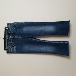 Silver Jeans Denim Dark Wash Suki Capri 29